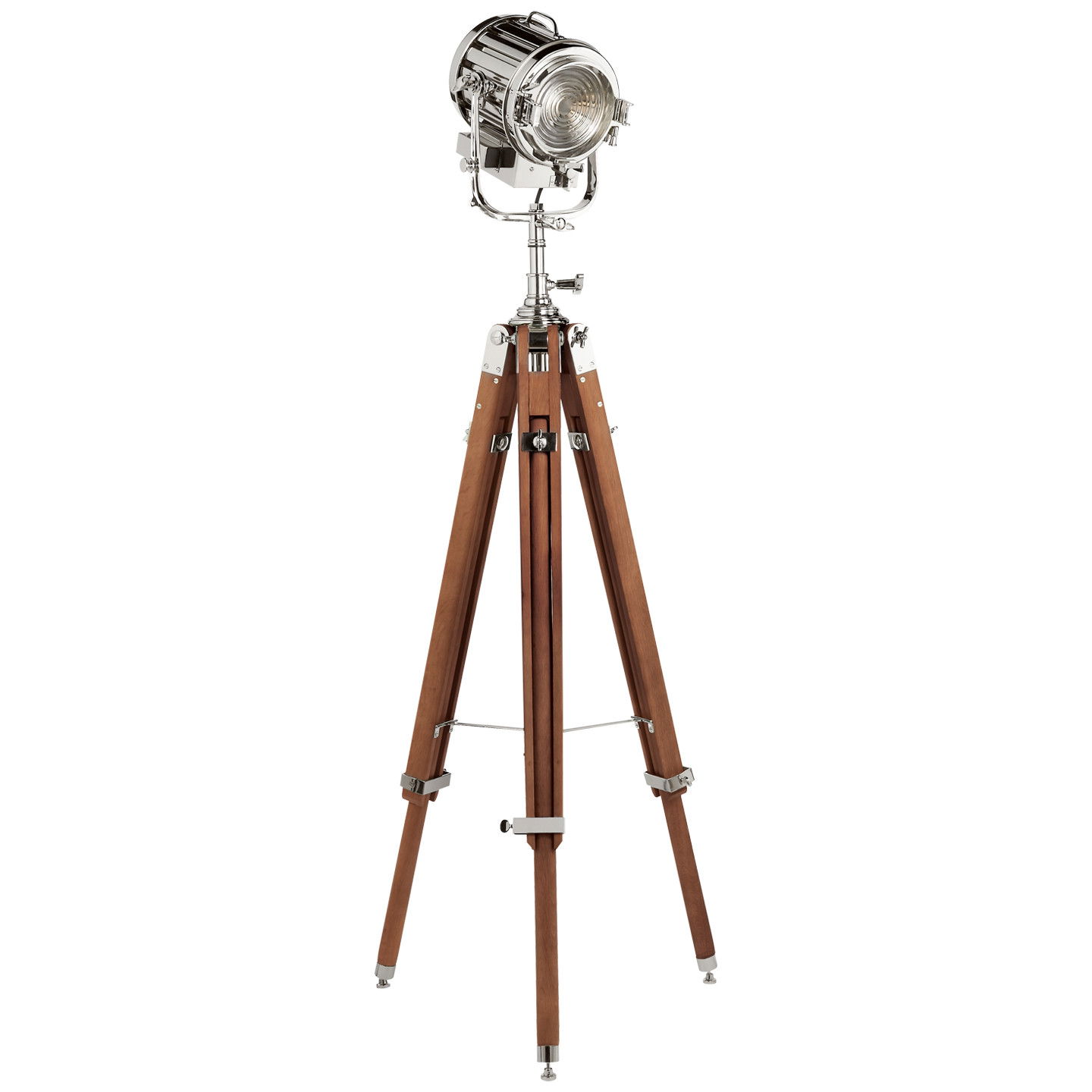 Montauk Search Light Floor Lamp Mahogany