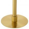 Terzo Dining Table Round Brushed brass