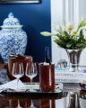 Kensington wine cooler leather