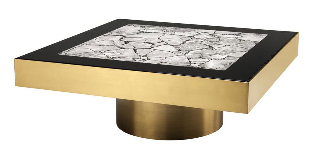 Tatler coffee table brass