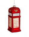 Margaret Phone Booth Ornament Red