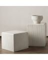 Cube side table Athen stone