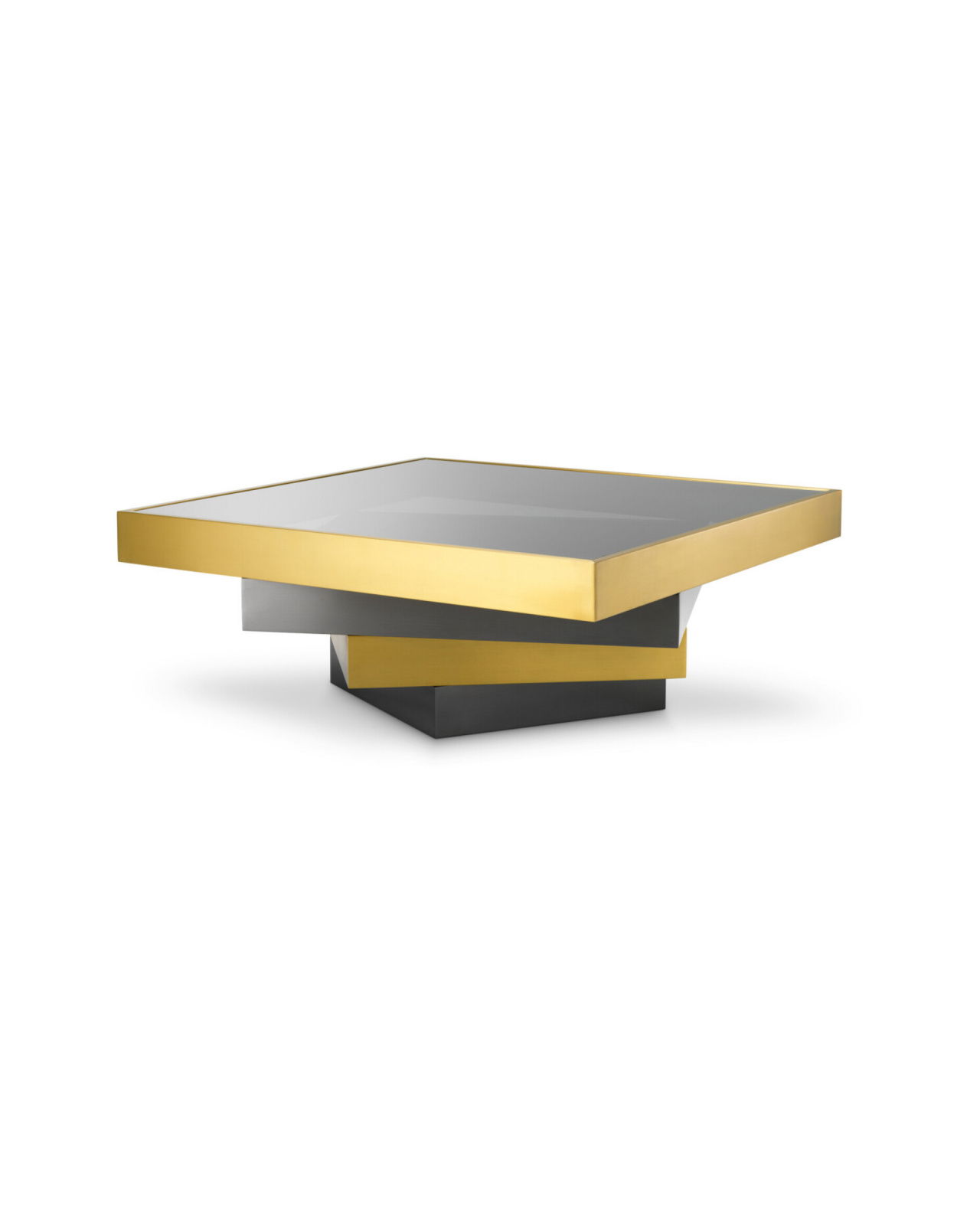 Zamora-sohvapöytä, harjattu messinki