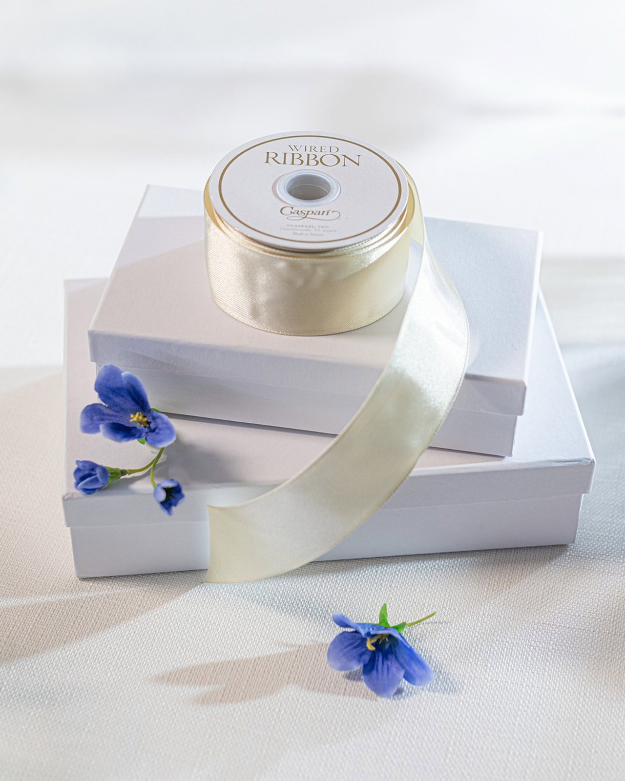 Satinband ivory 8,2m