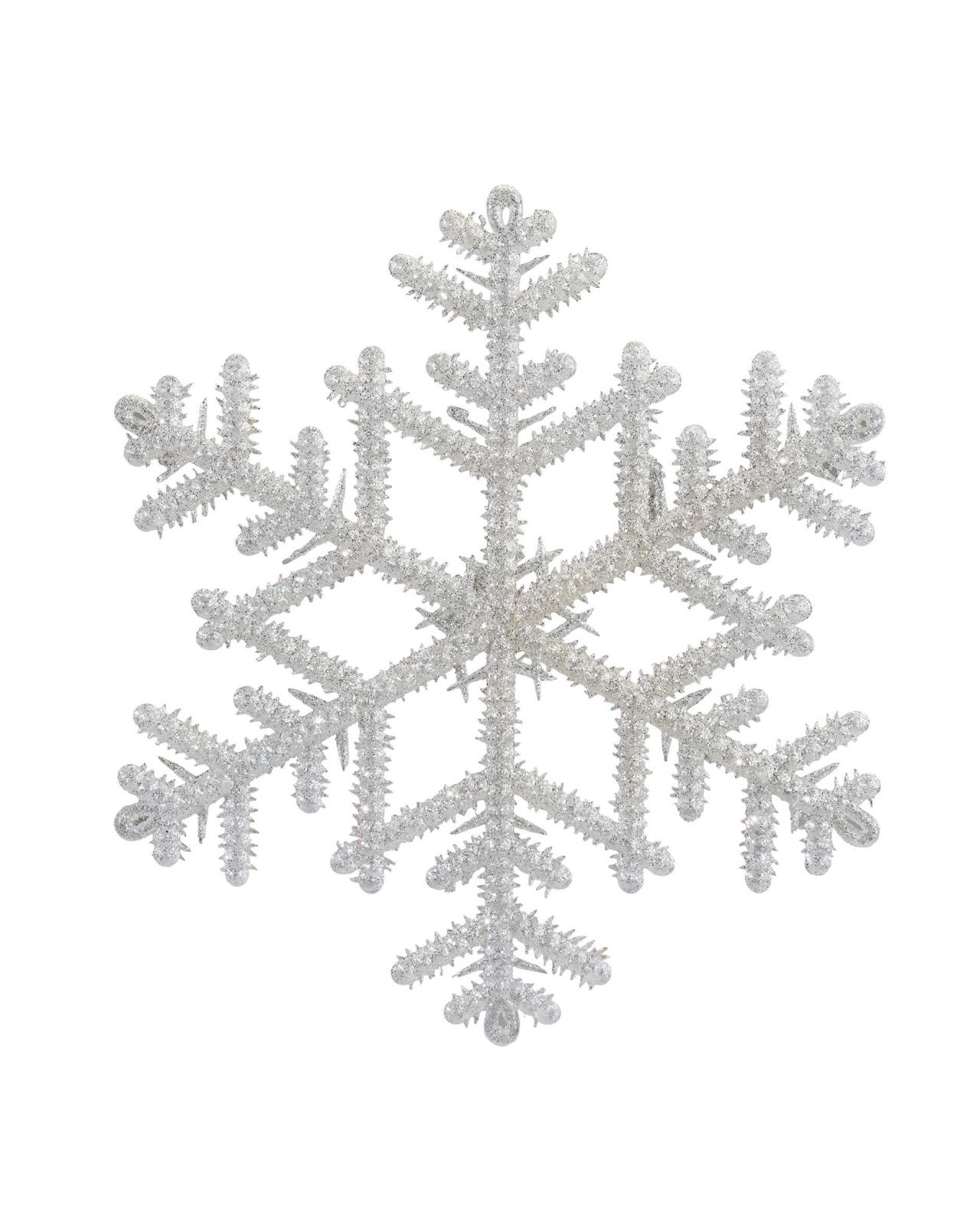 Ainslie snöflinga julgransdekoration silver