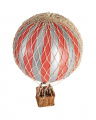 Travels Light luchtballon zilver/rood