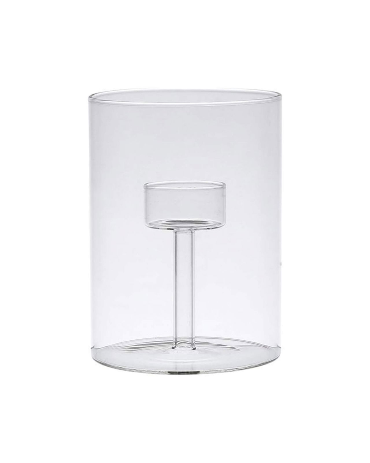 Lizette Candleholder Clear Glass