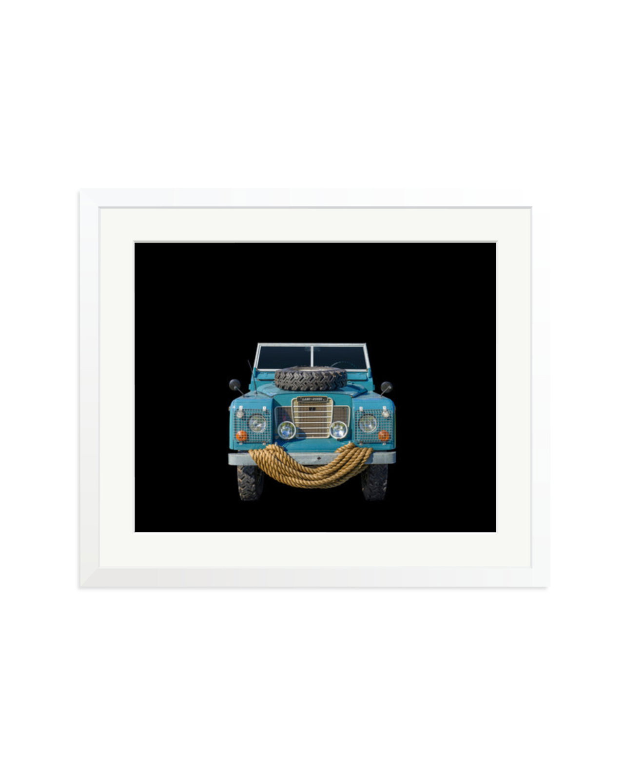 Land Rover Series III White / Large