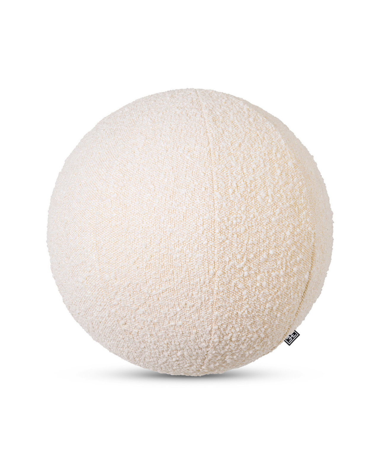 Palla rund kudde bouclé cream