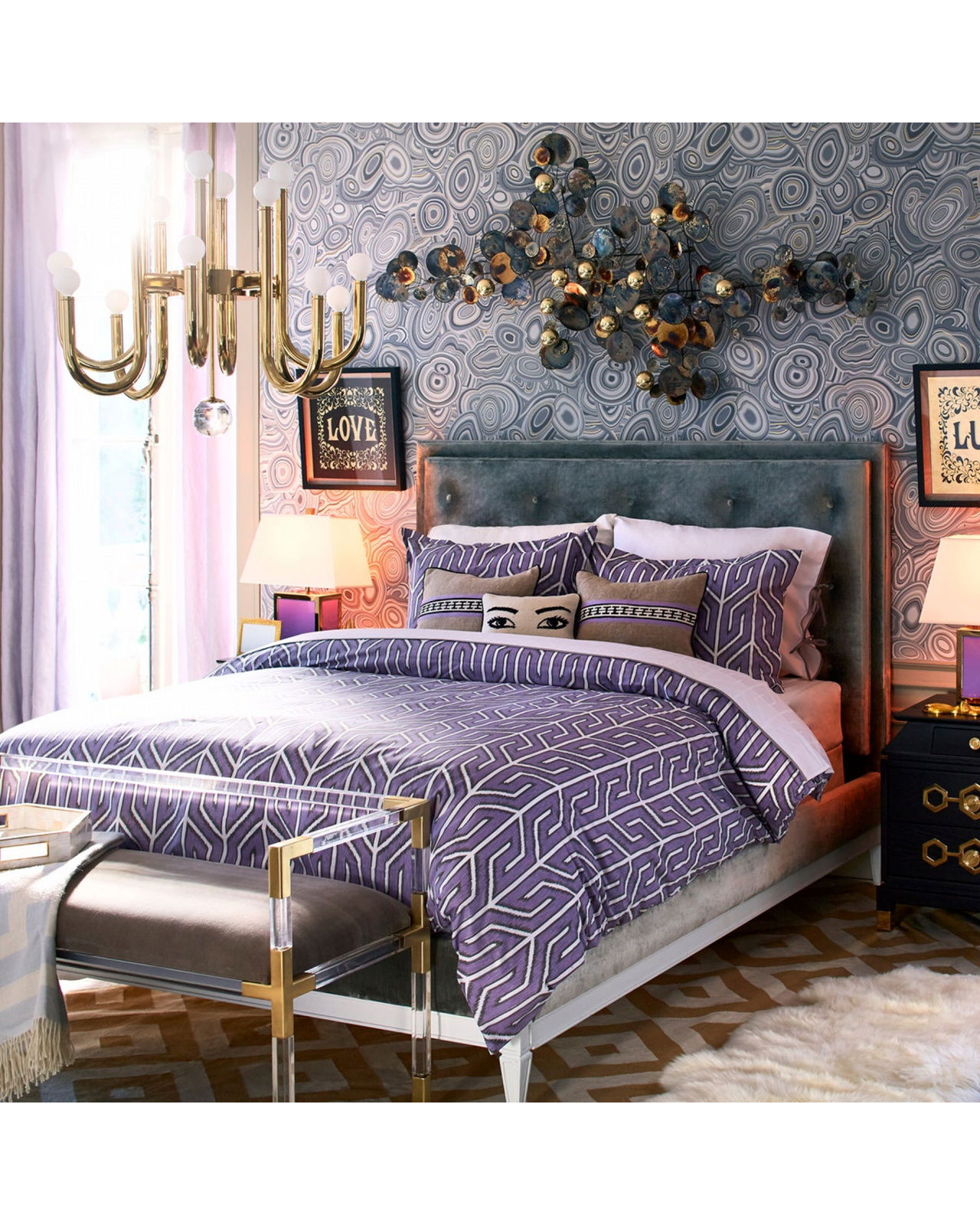 Jacques bänk mässing