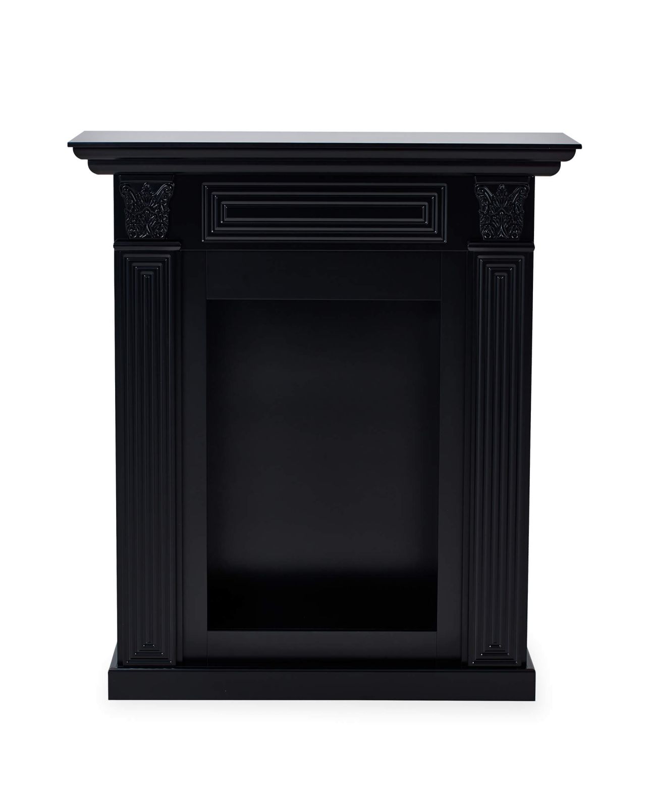 Warren öppen spis modern black