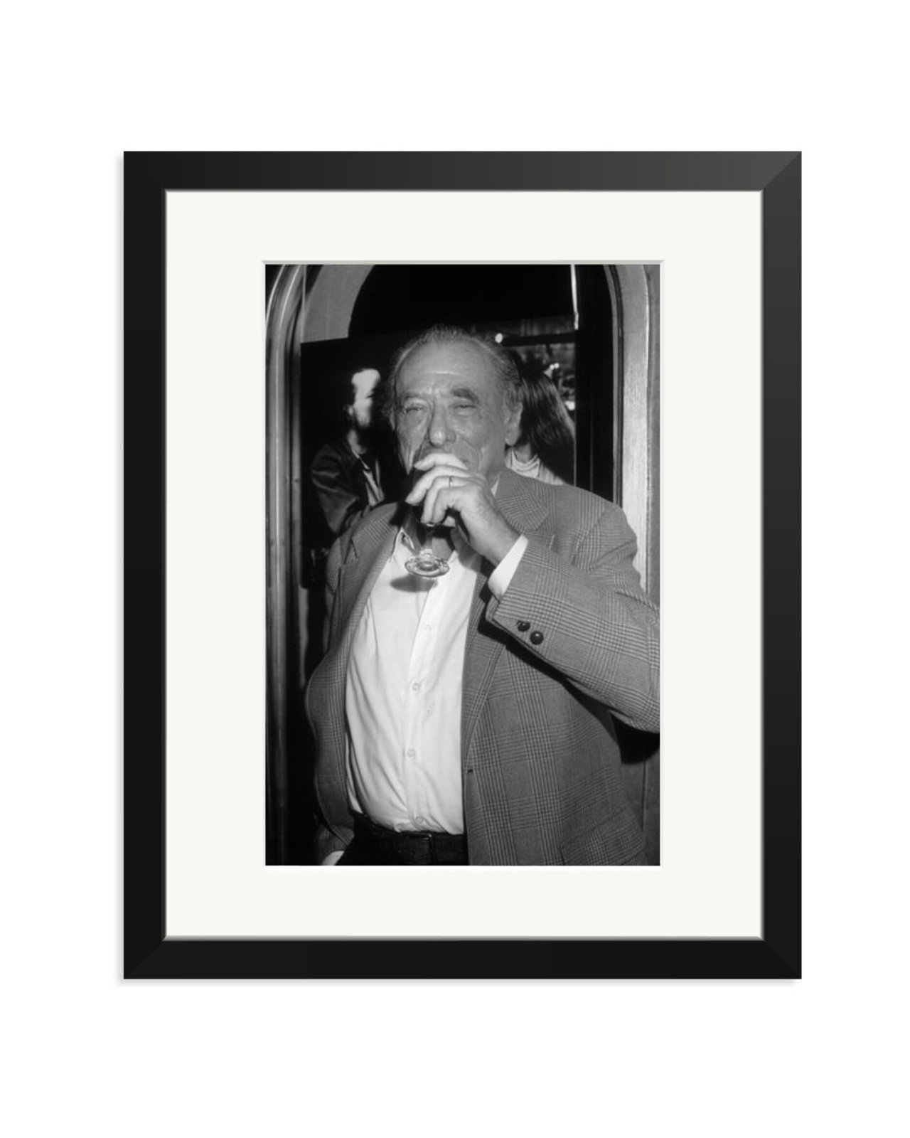 Charles Bukowski Portrait Black / Medium