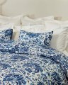 Sorrento Pillowcase Blue/White 2 pcs