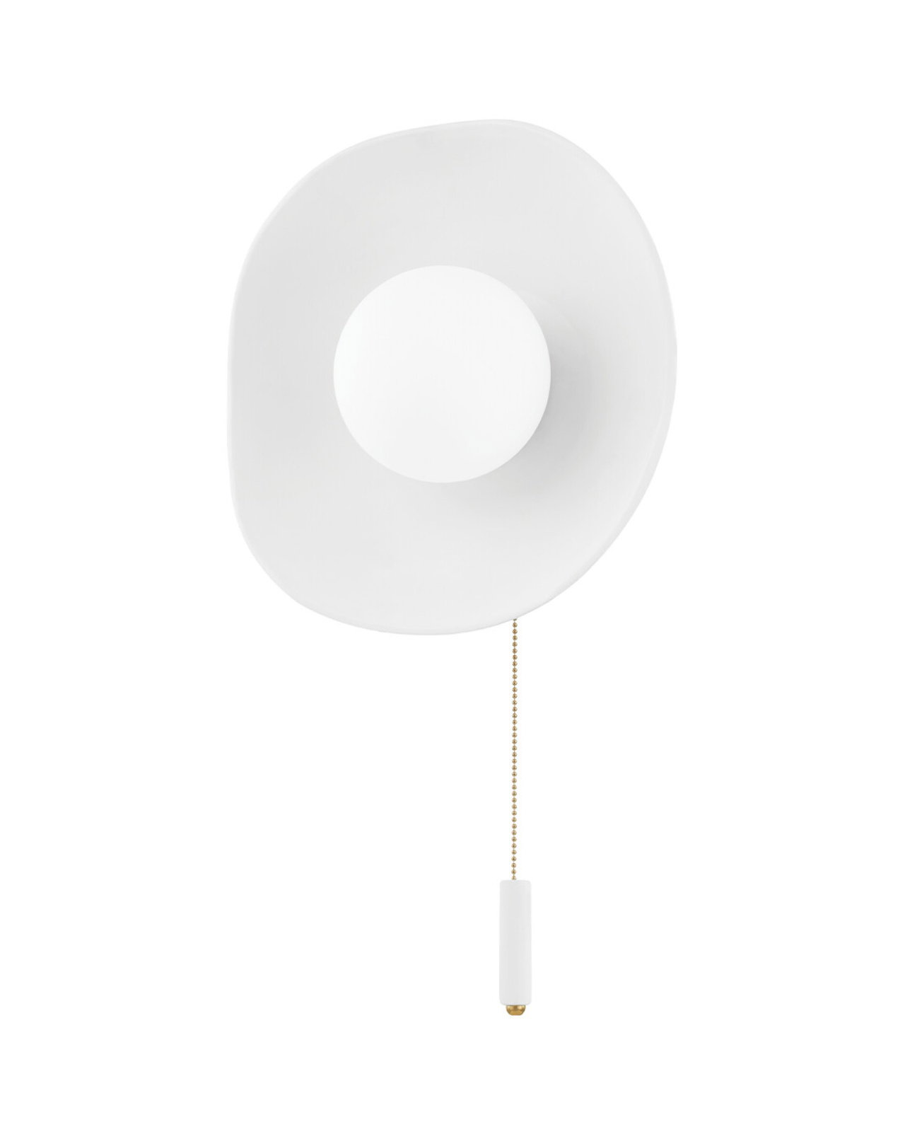Bacia vegglampe antikk messing