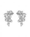 Demi earrings crystal rhodium
