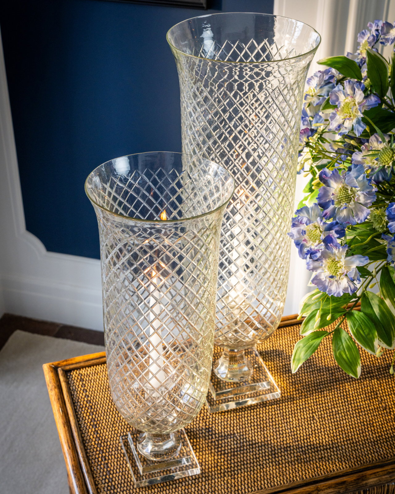 Roslyn candle lantern clear
