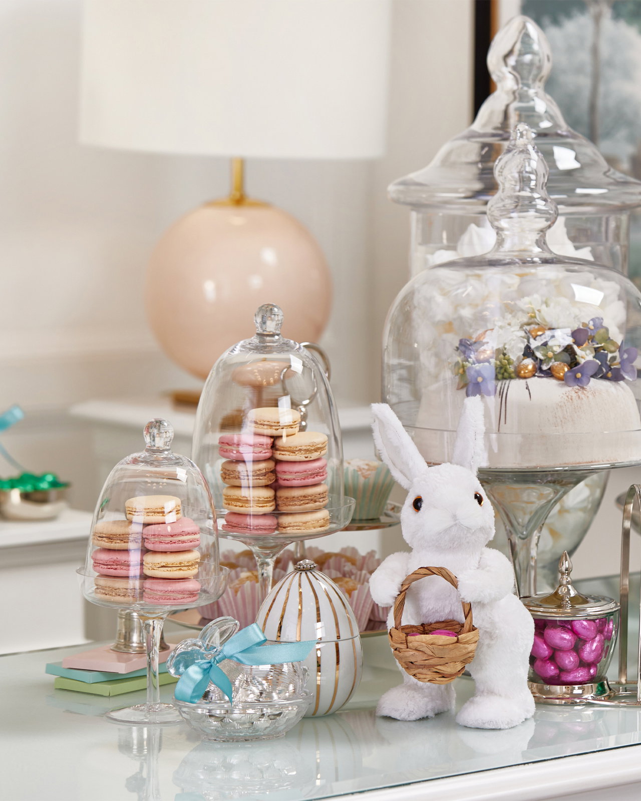 Macaron koekjesschotel op voet