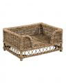 Brussels dog basket grey