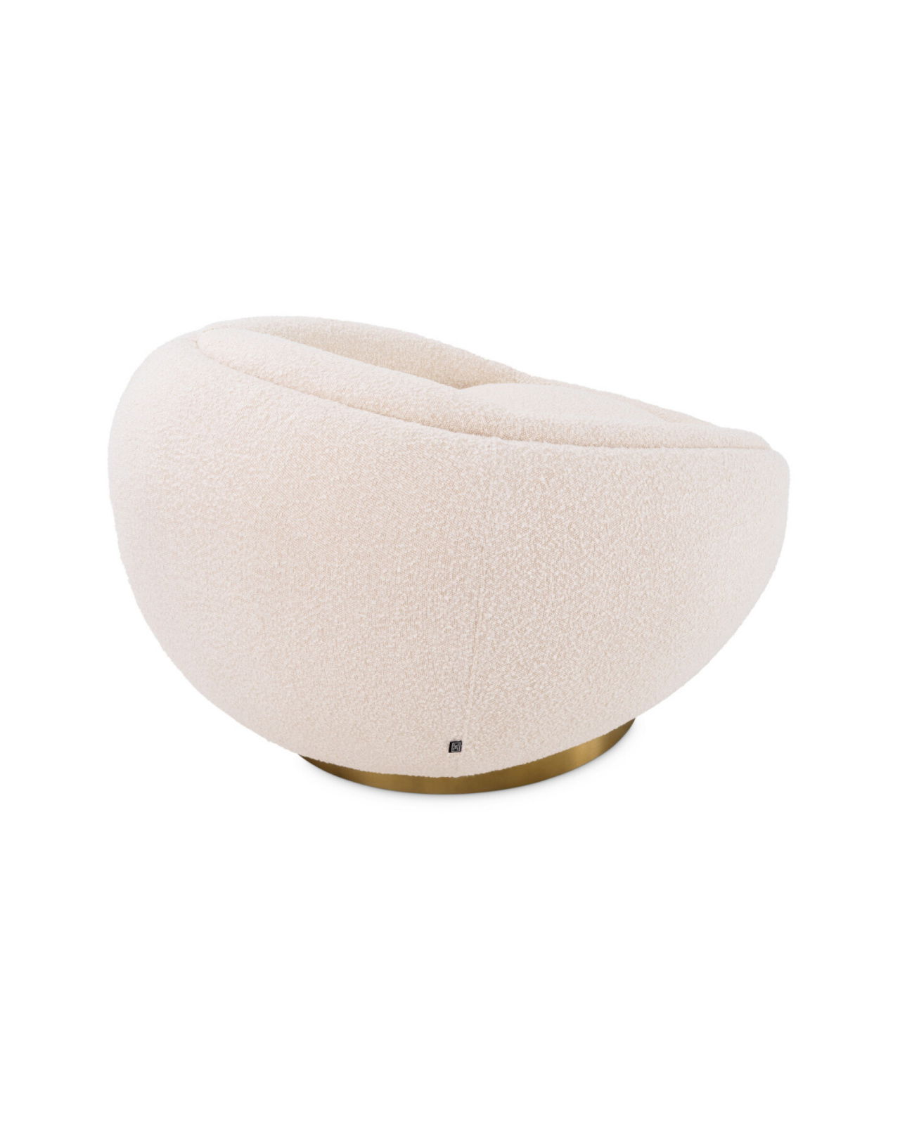 Bollinger snurrfåtölj bouclé cream