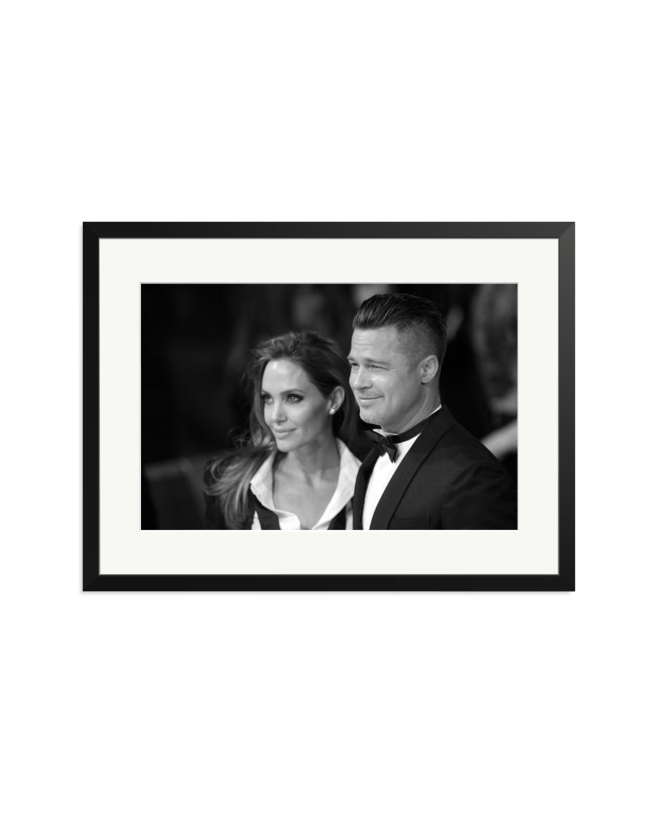 Brad Pitt and Angelina Jolie Black / XL
