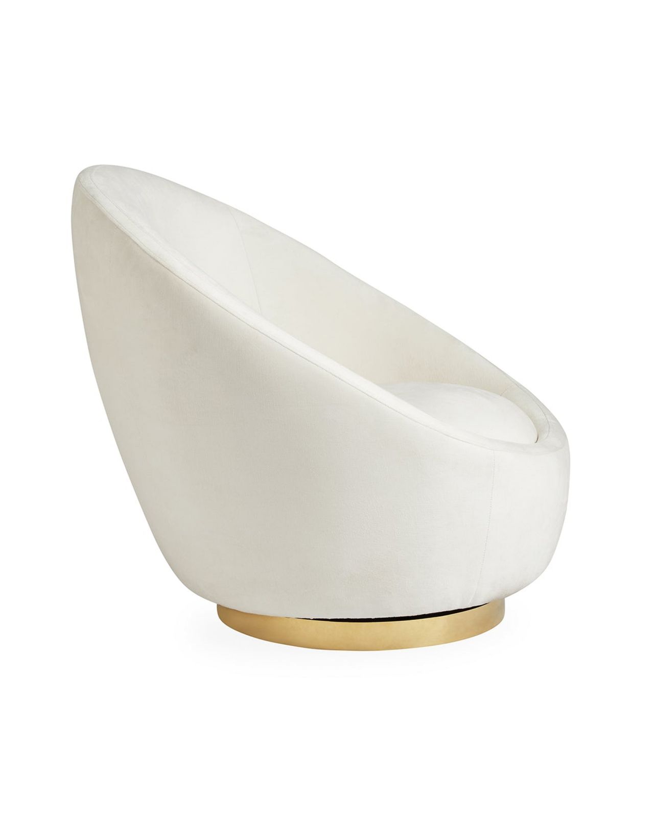 Ether snurrfåtölj vit