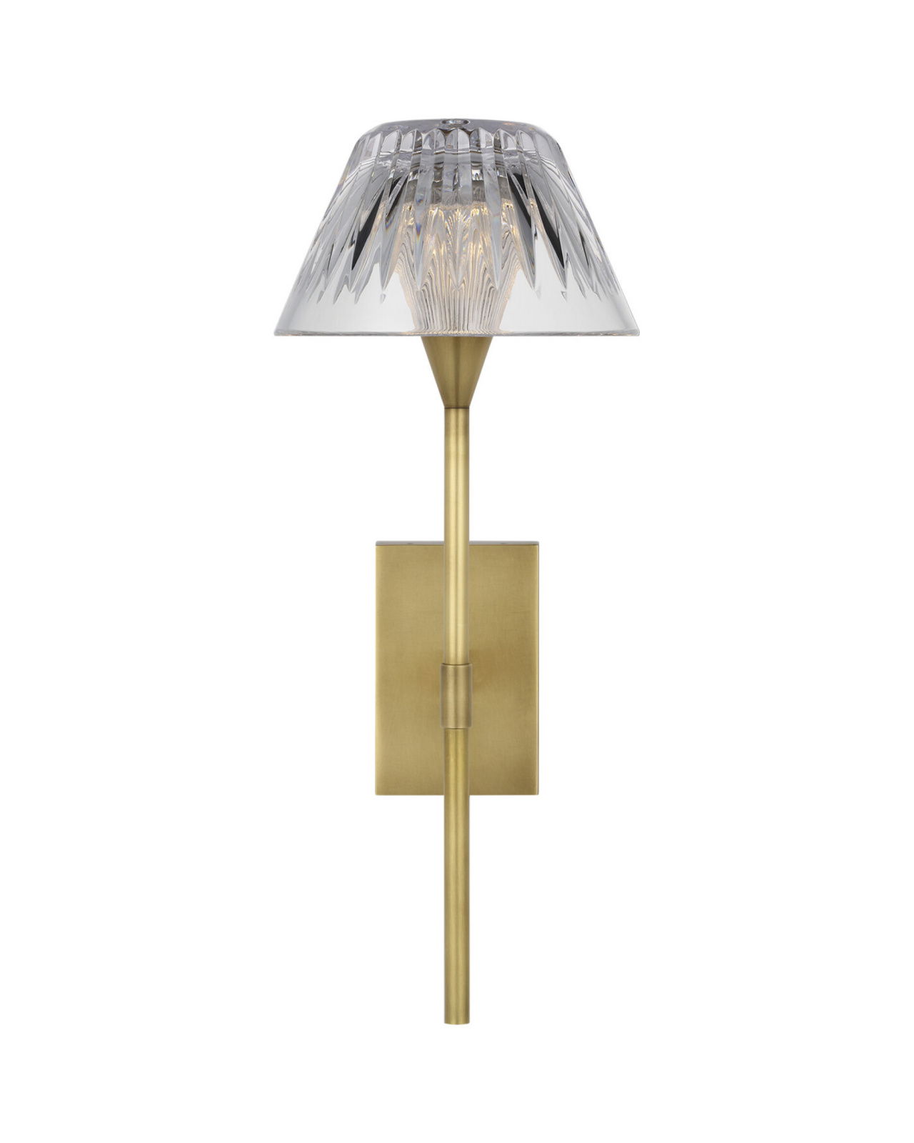 Blaze 14" Sconce Natural Brass