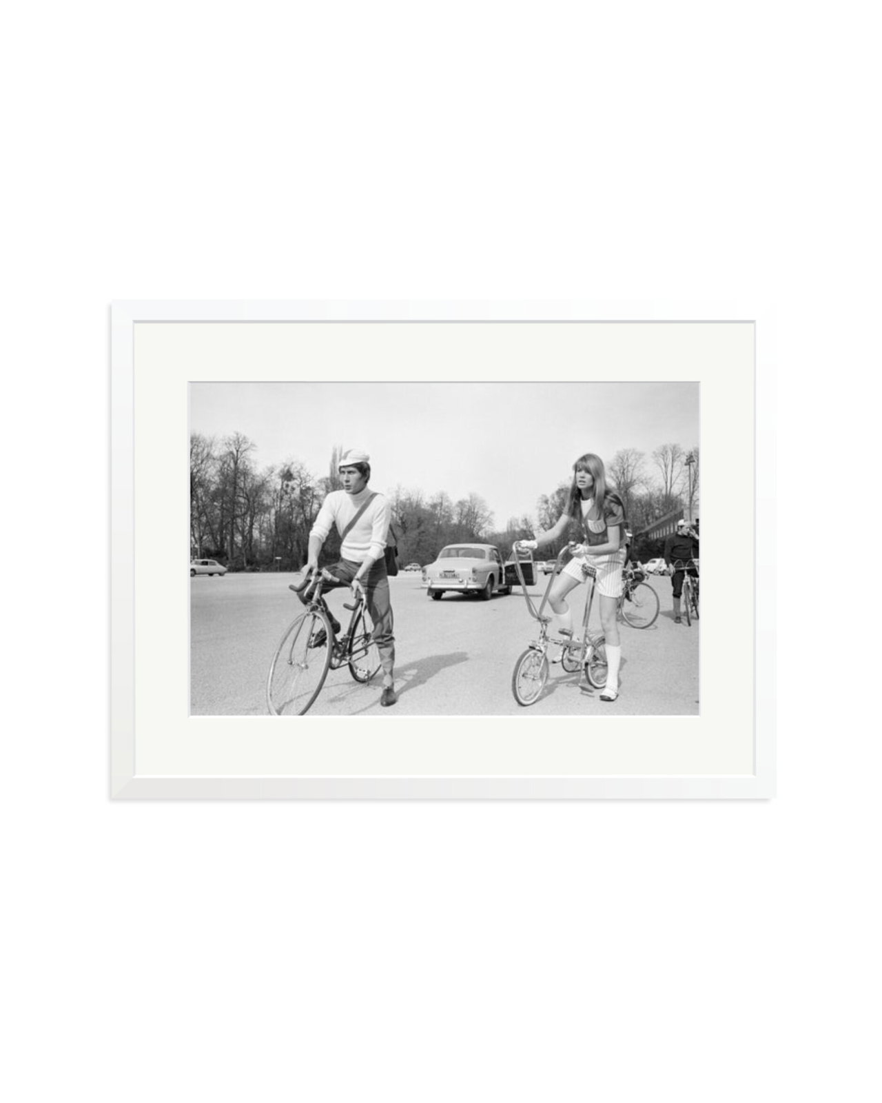 Jacques Dutronc and Françoise Hardy White / XL