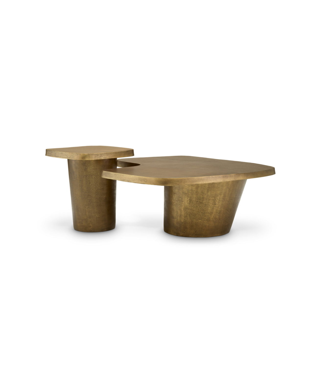 Pierro Coffee Table Vintage Brass Set of 2