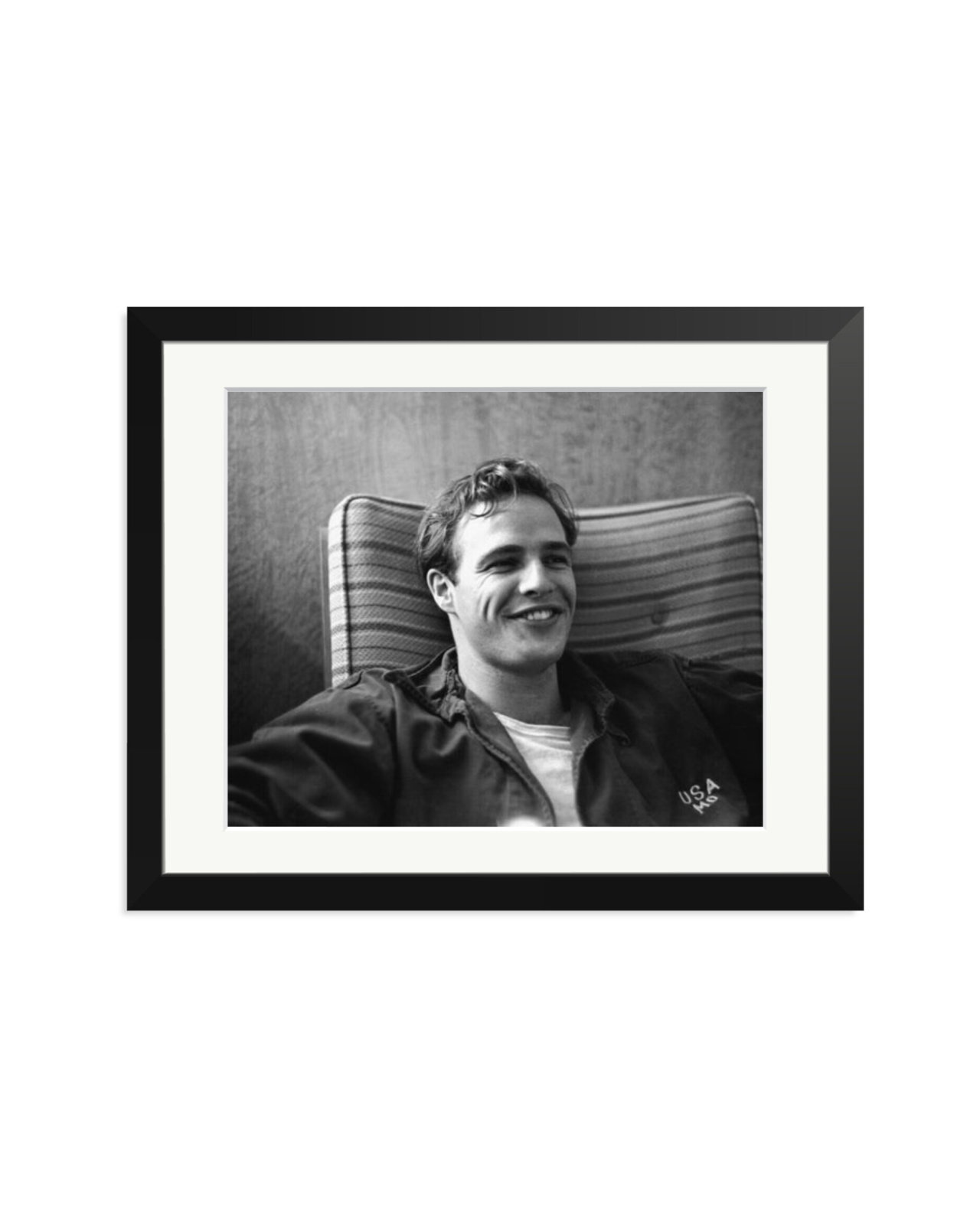 Marlon Brando on Set of 'The Men' Black / Medium