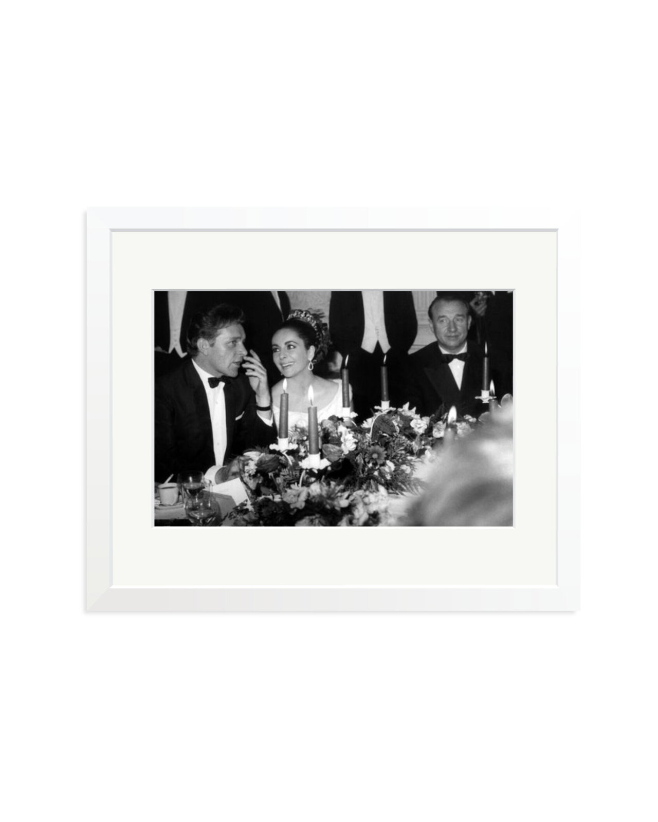 Taylor And Burton at Dinner White / Medium