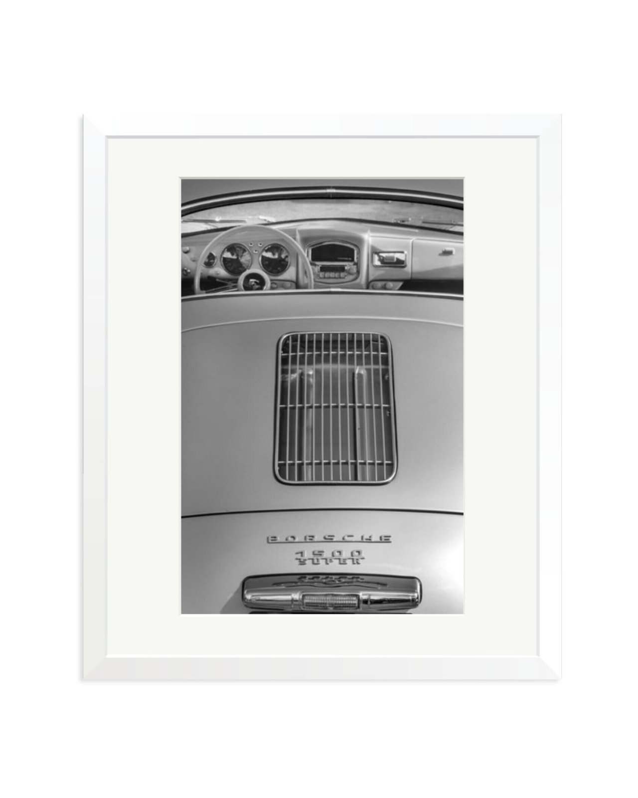 1955 Porsche 356 White / Large