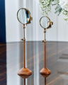 East Tealight Holder Brown/Brass S