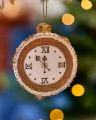 Orville Clock Ornament White