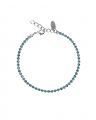Siri bracelet light turquoise rhodium