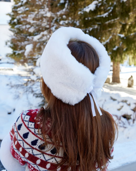 Supreme Faux Fur Hat Supreme Ushanka Hat Grey FW24 US