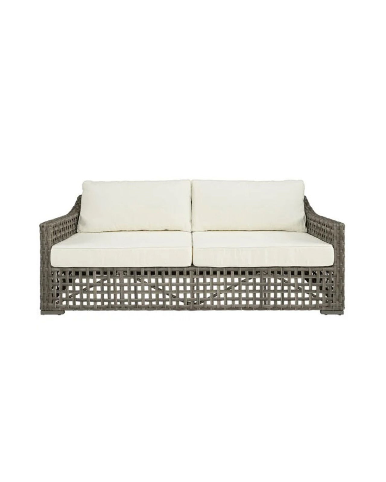 San Remo Sofa grau 3-Sitzer