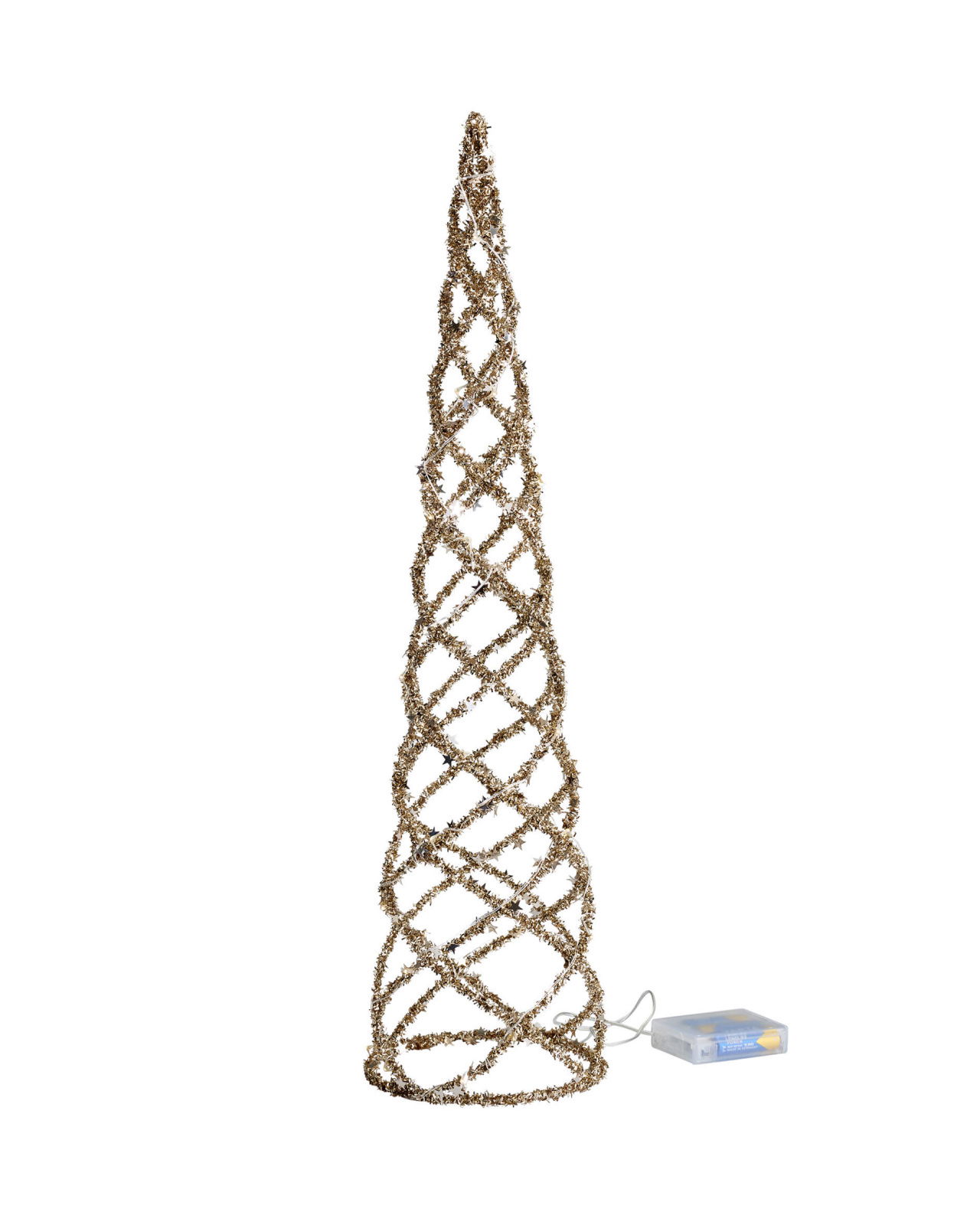 Agaton Tanne Weihnachtsdekoration Champagner L