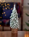 Snowy Tree Christmas Decoration White