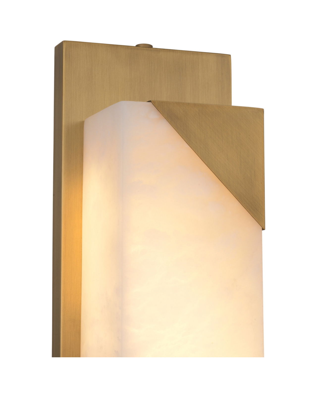 Scilla vägglampa antik mässing