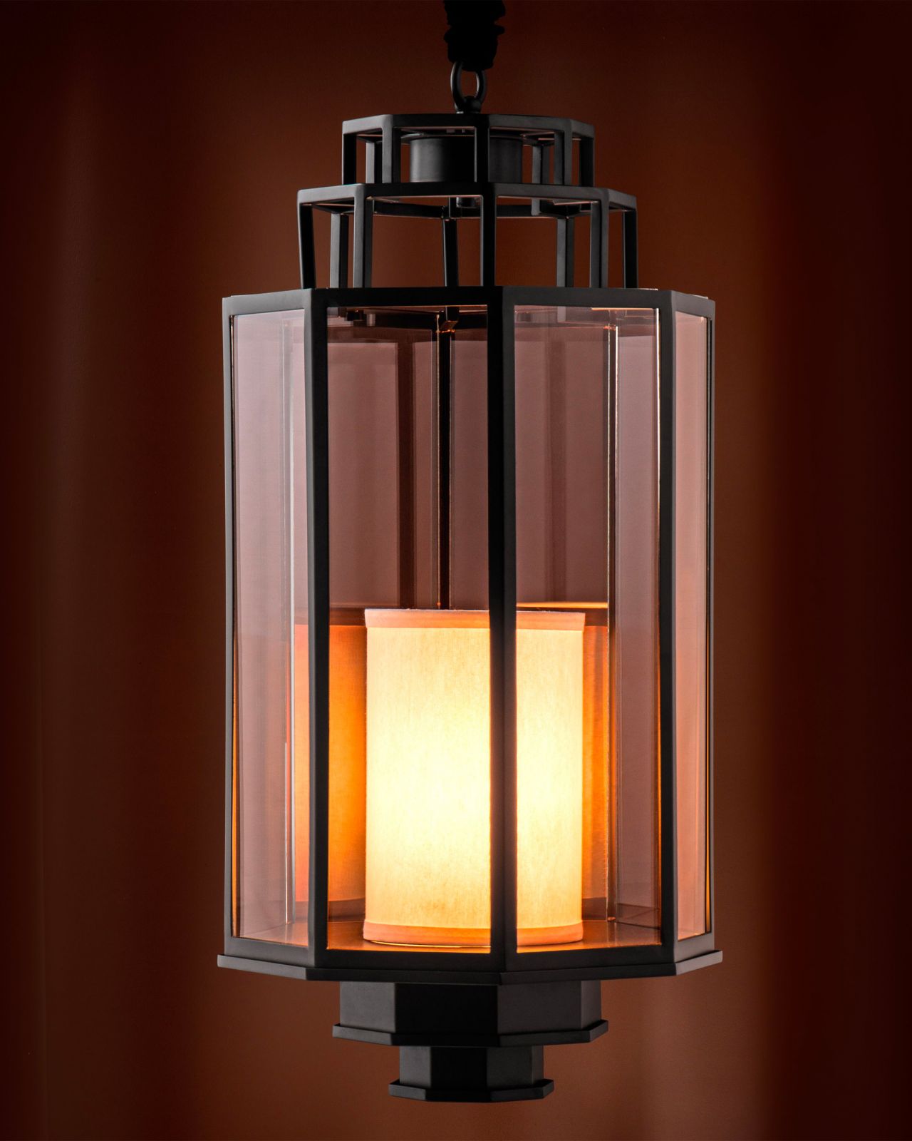 Monticello Lantern Black