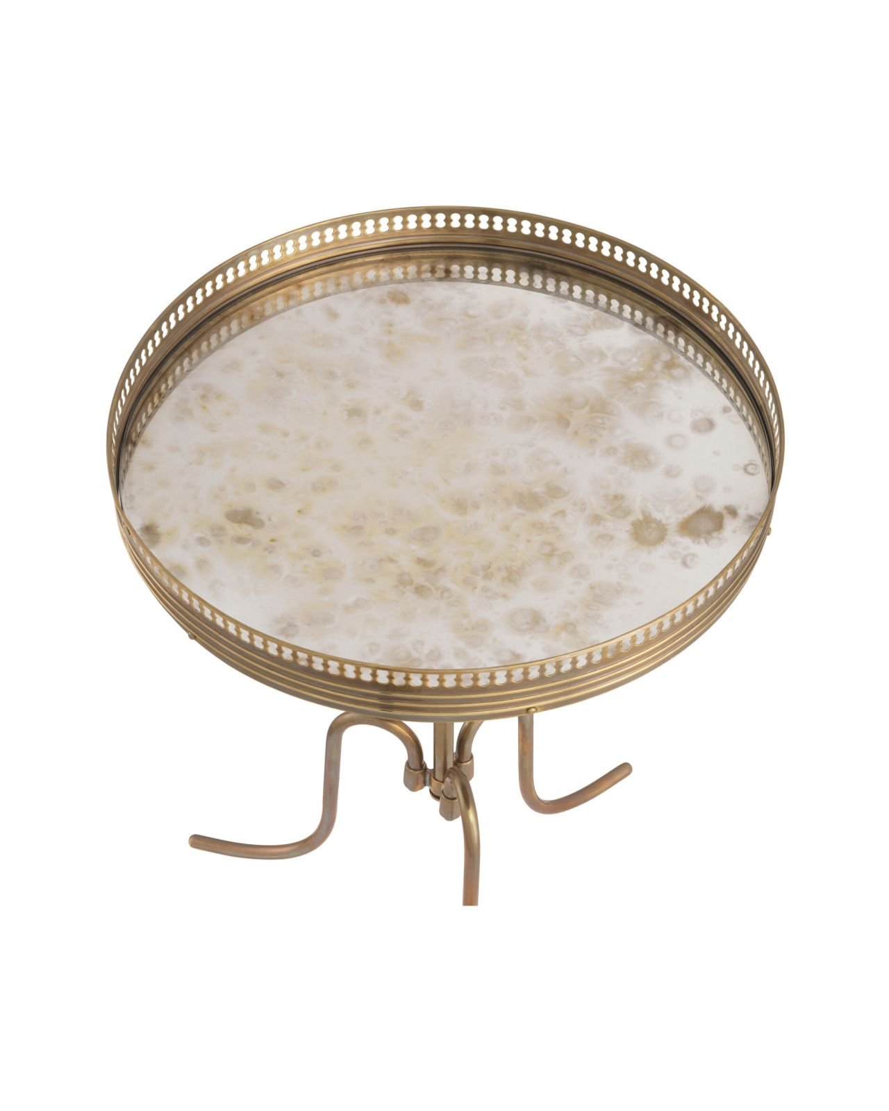 Classico side table vintage brass