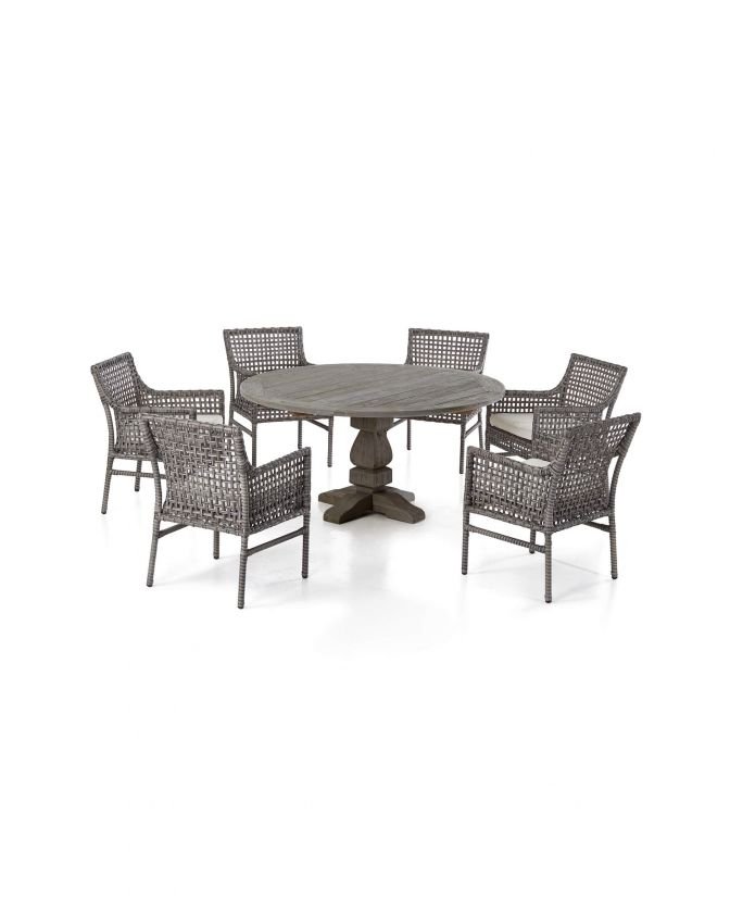 Santa Monica Dining Armchair With French Dining Table
