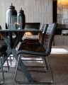 Sabina Dining Chair Black / Taupe