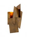 Origami Wall Lamp Vintage Brass