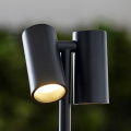 Doppia Accent Rechargeable Table Lamp Black