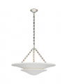 Mollino Tiered Chandelier Polished Nickel M