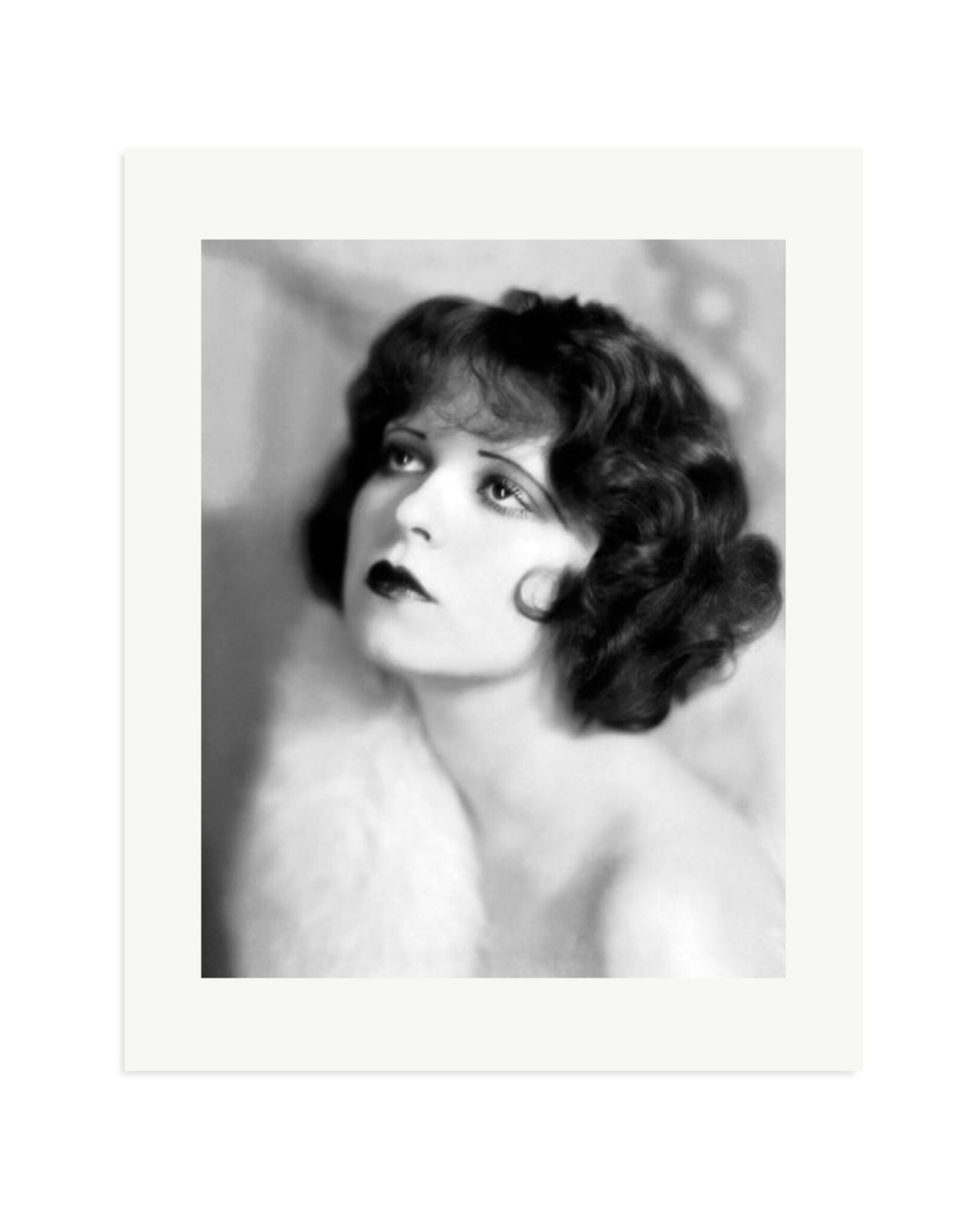 Clara Bow Portrait Print Only / XL