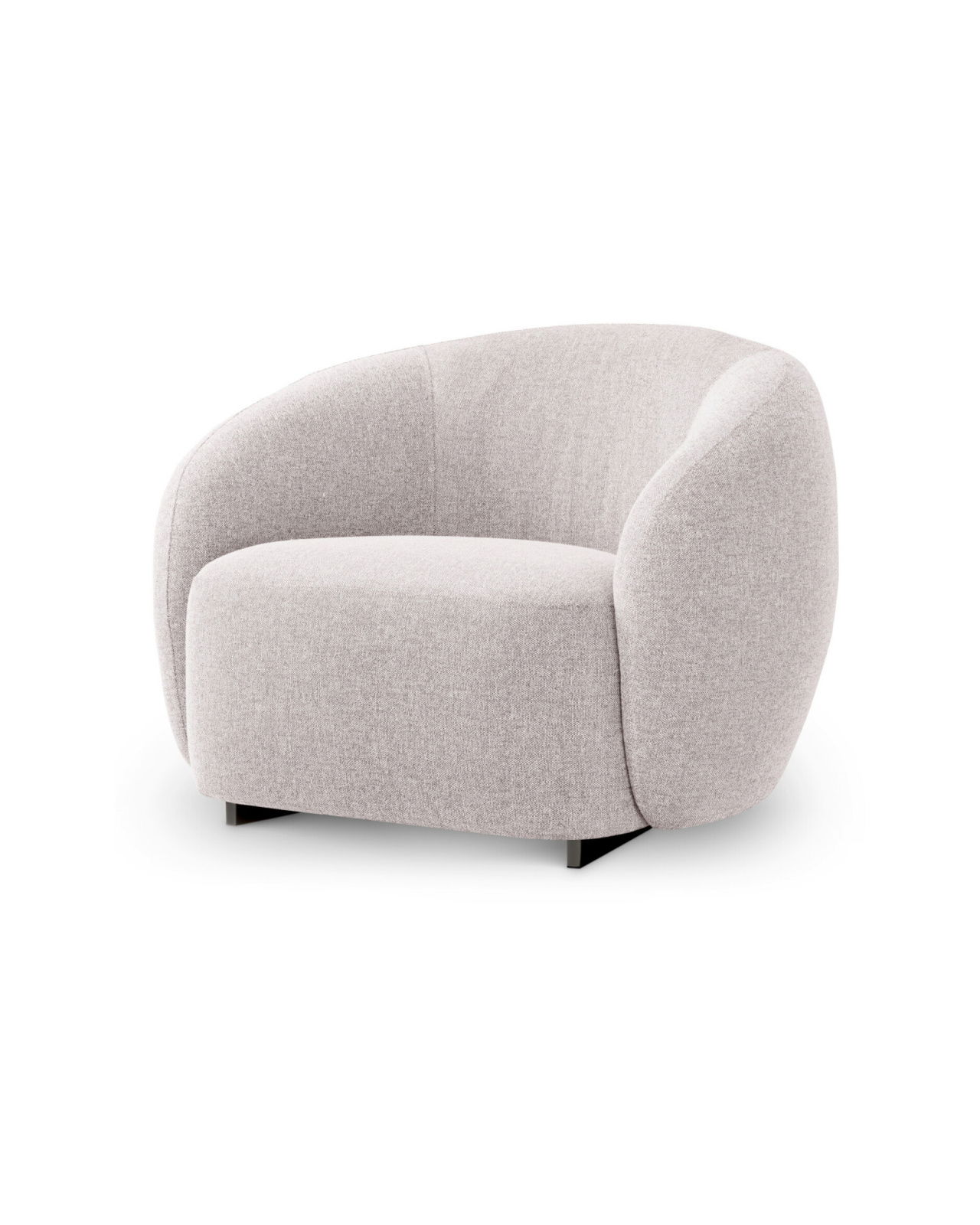 Brice fåtölj mauritius ljusgrå