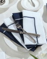 Castleford Holiday Napkin White/Blue