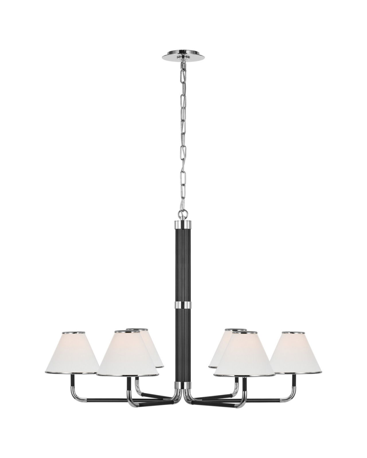 Rigby XL Chandelier Polished Nickel